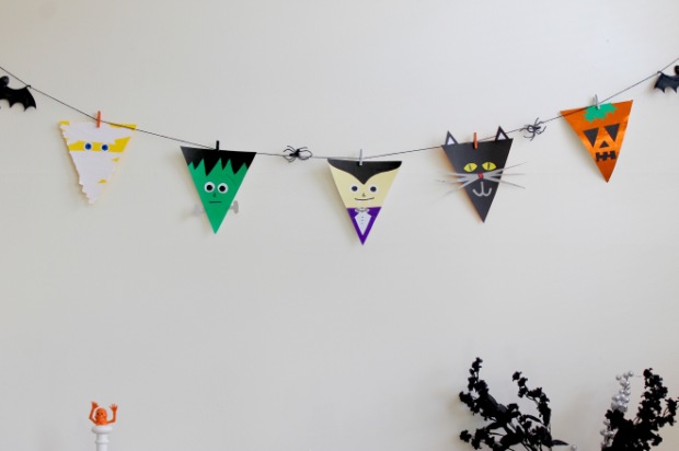 Halloween Bunting Flags | Popcorn & Chocolate